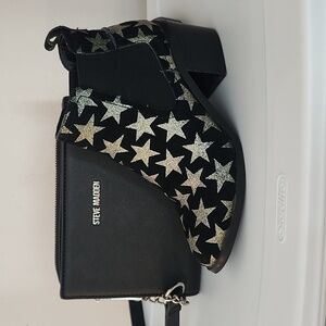 Steve Madden Suede Booties w/Free SM Crossbody
